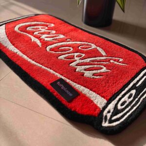 Red Coke Can Rug by Matify